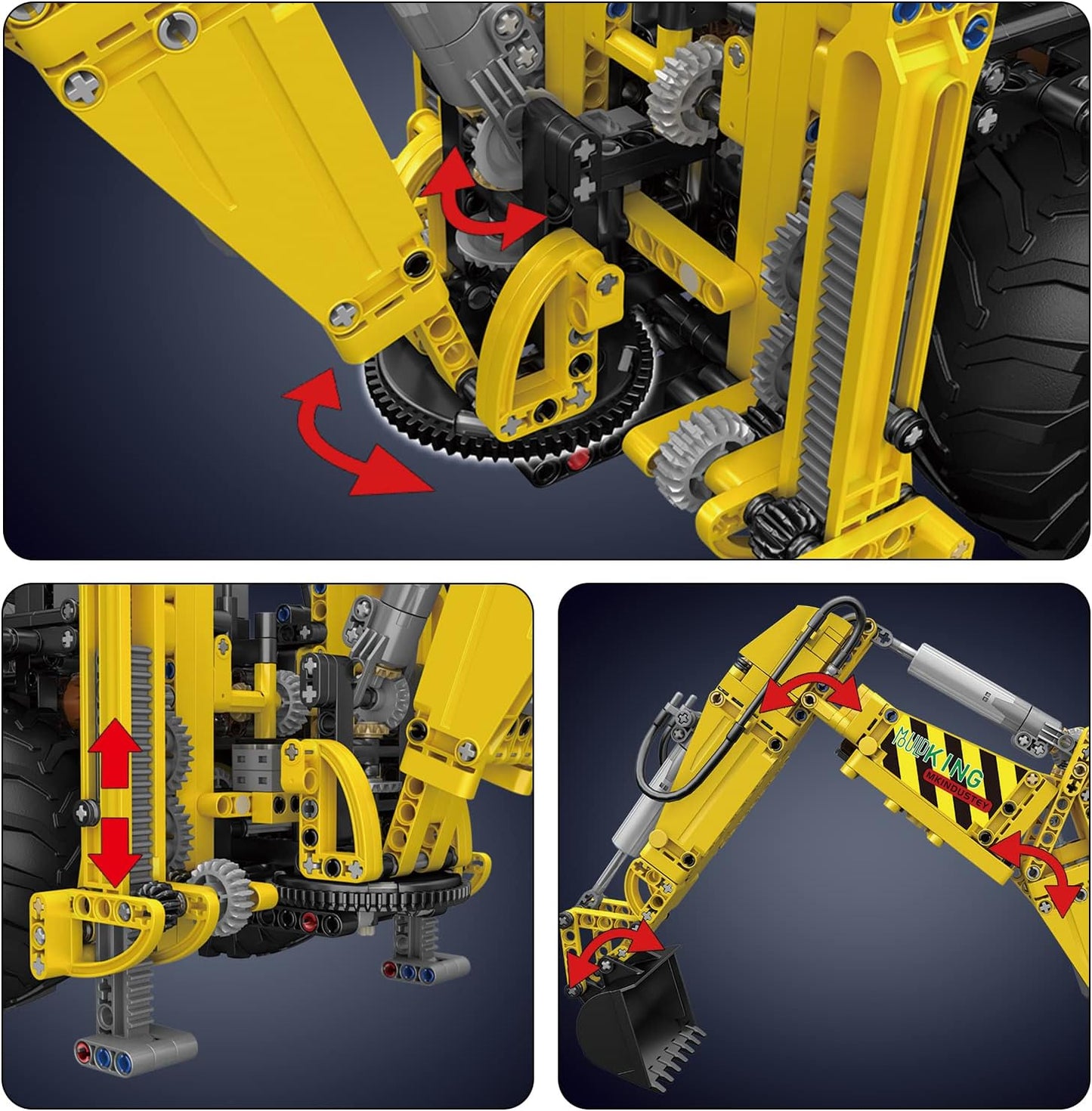 Mould King 17036 BULLDOZER