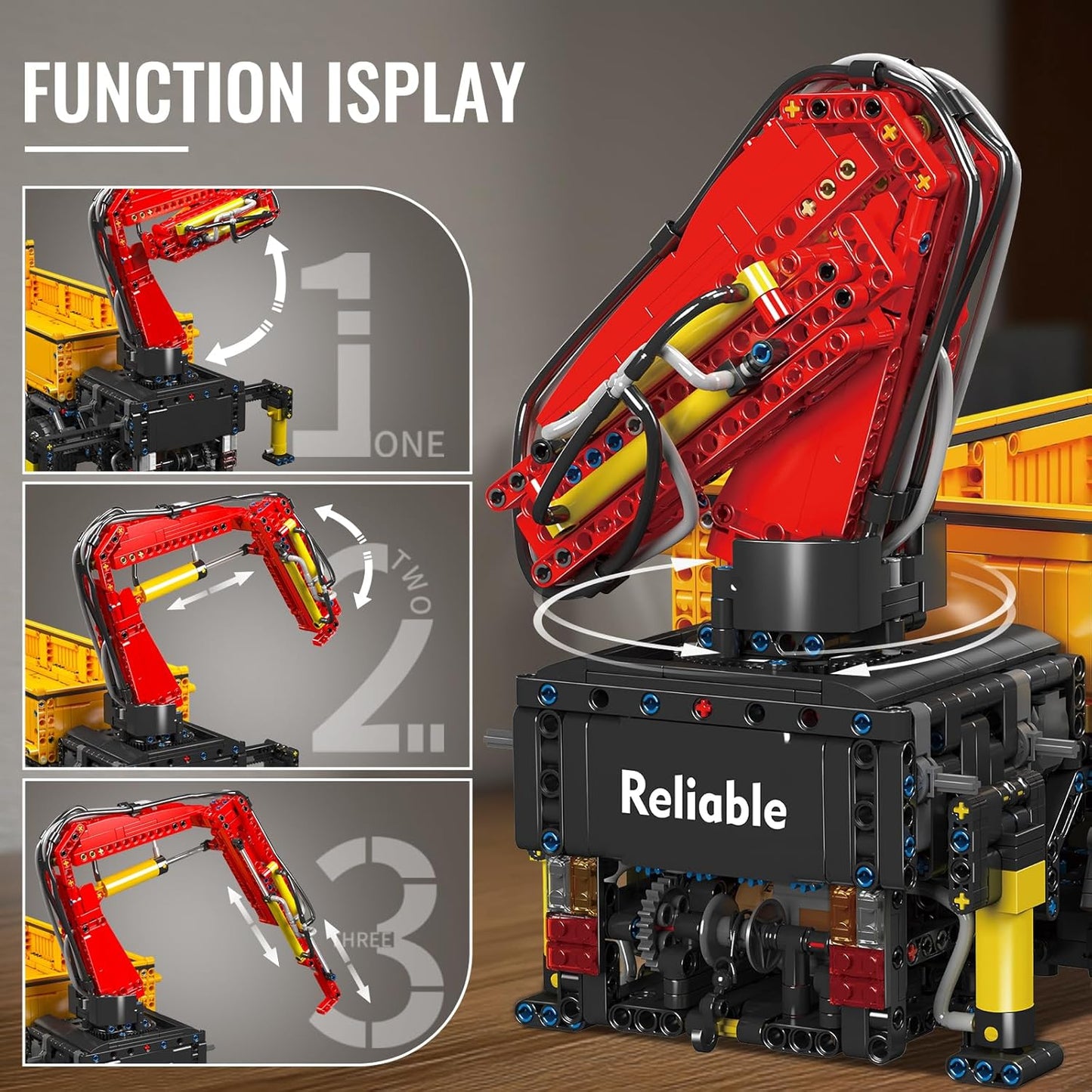 Mould King 17050 ACTROS SELF-LOADING CRANE