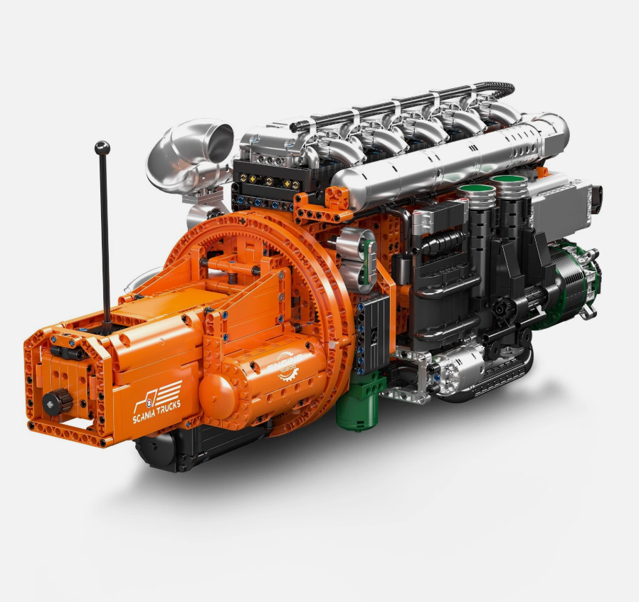 Mould King 10200 SCANIA TRUCK ENGINE + TRANSMISSION