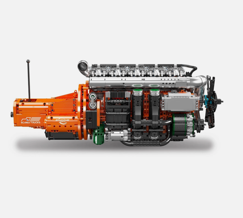 Mould King 10200 SCANIA TRUCK ENGINE + TRANSMISSION