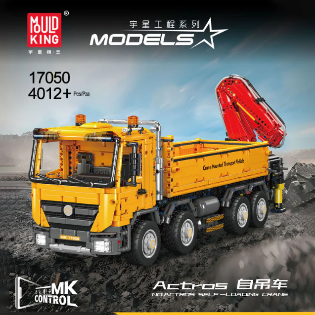 Mould King 17050 ACTROS SELF-LOADING CRANE