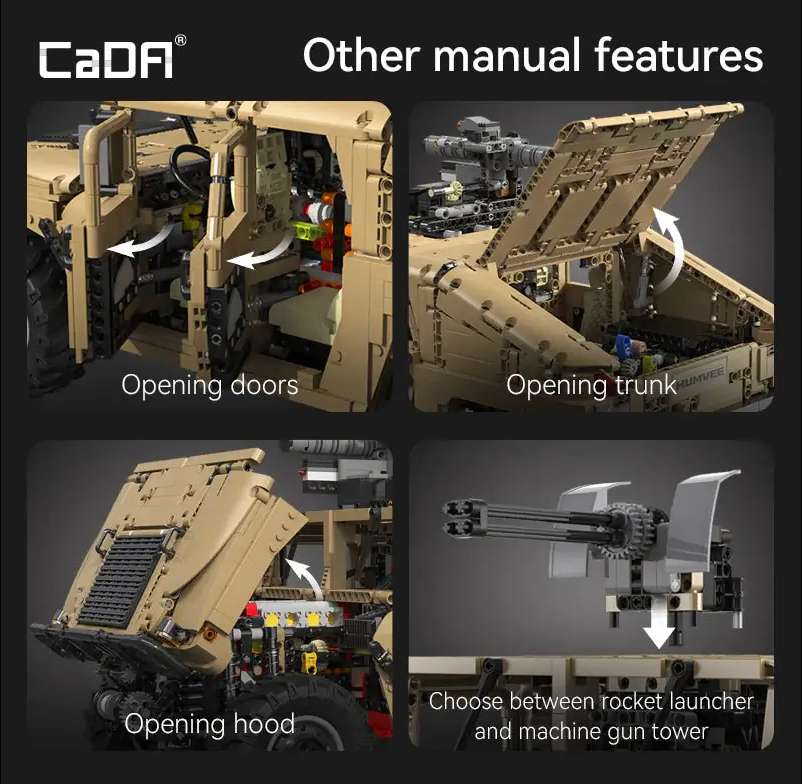 CaDA C61036 HUMVEE OFF-ROAD VEHICLE
