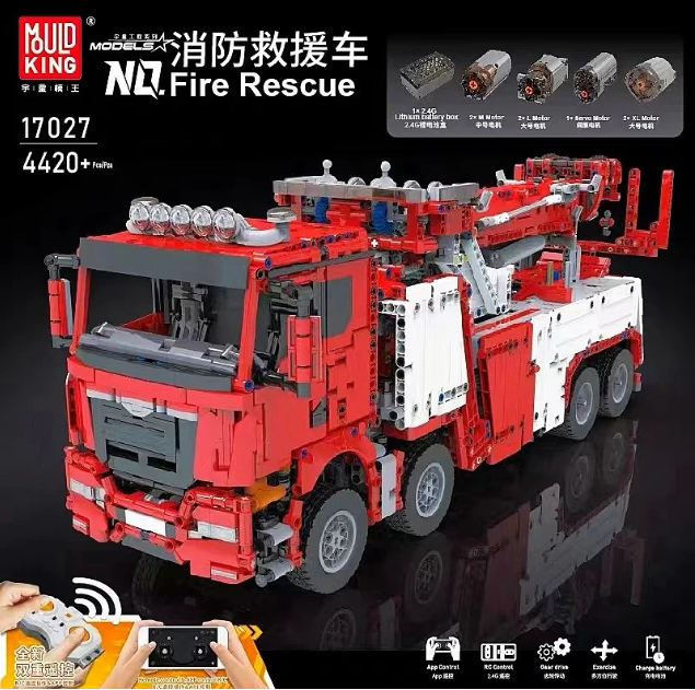 Mould King 17027 FIRE RESCUE