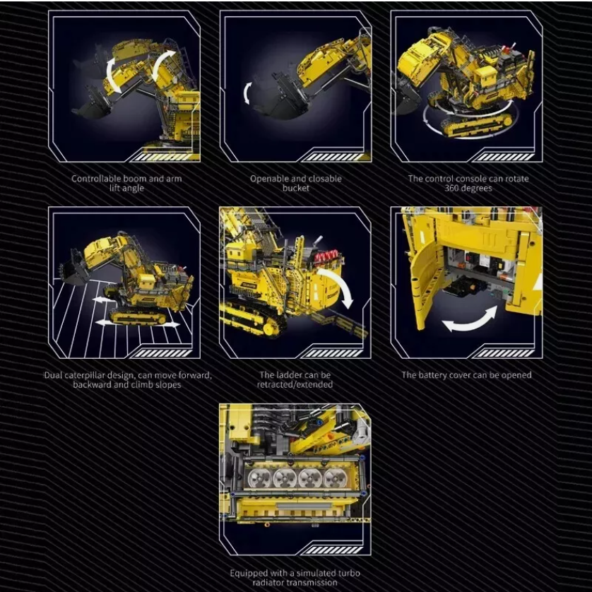 Mould King 17070 HEAVY DUTY EXCAVATOR
