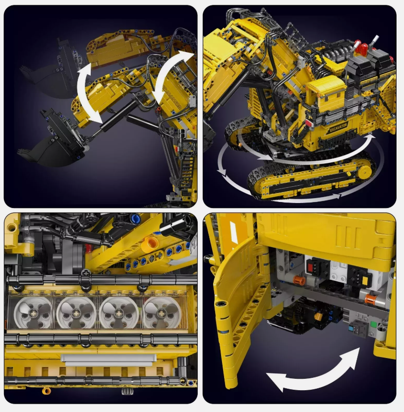 Mould King 17070 HEAVY DUTY EXCAVATOR