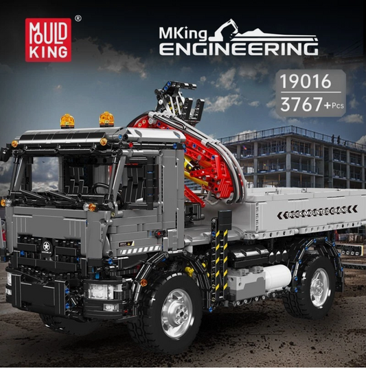 Mould King 19016 TRUCK MOUNTED CRANE TRANSPORT VEHICLE