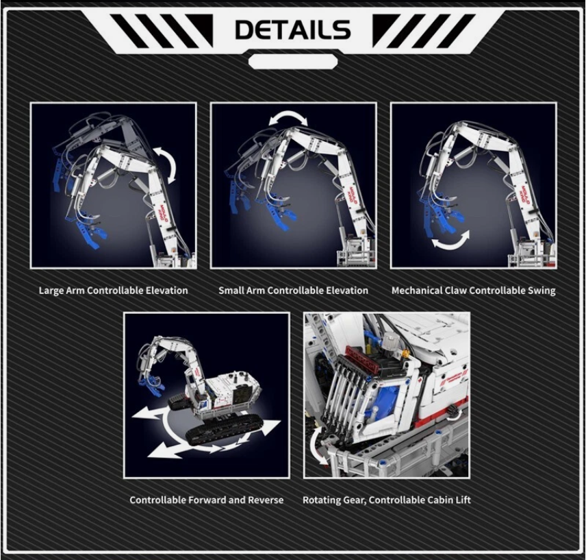 Mould King 17062 BUILDING DEMOLITION MACHINE