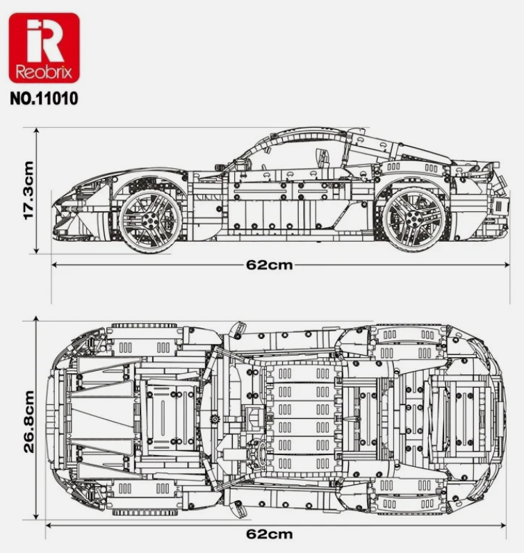 Reobrix 11010 MASERATI GRANTURISMO