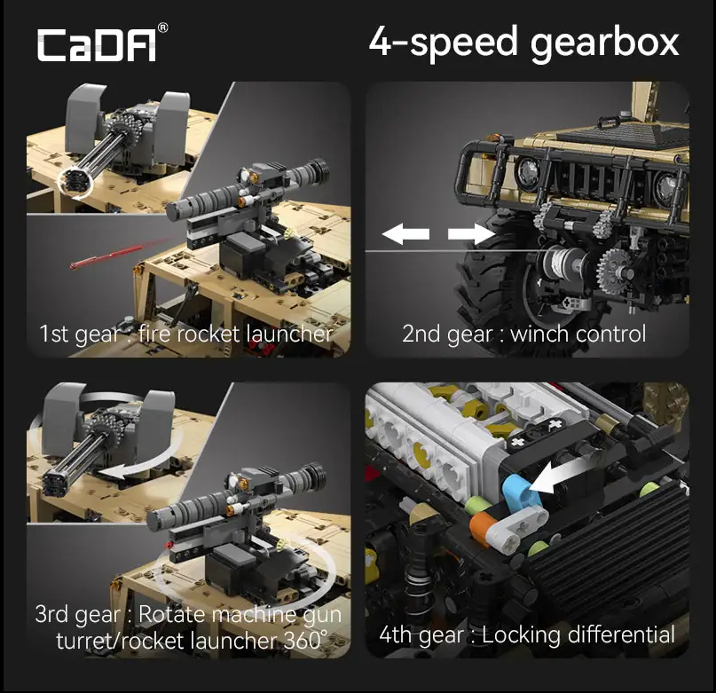 CaDA C61036 HUMVEE OFF-ROAD VEHICLE